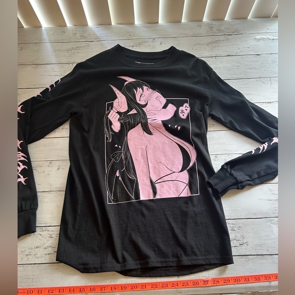 Lewd complex small men's Longsleeve anime shirt
